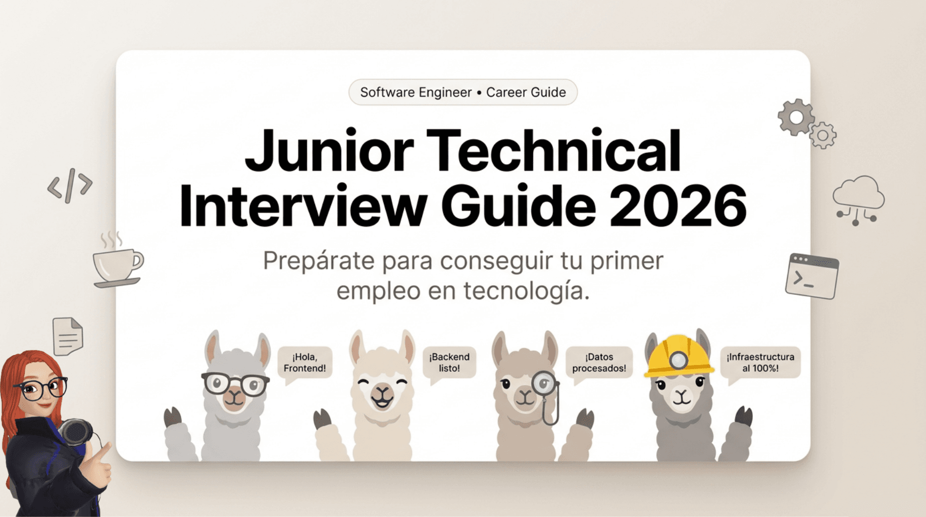 Portada: Tus Próximas Entrevistadoras Podrían Ser Alpacas Tech